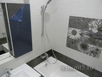 контрастная ванная комната