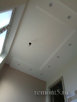 гипсокартонный периметр на потолке кухни