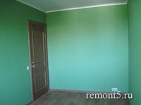 ремонт комнаты, стены под краску