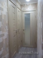 маленький коридор перед кухней после ремонта