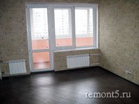 ремонт квартир, большая комната