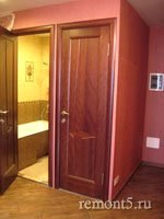 ремонт, двери в ванную и туалет