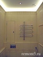 подсветка потолка в ванной