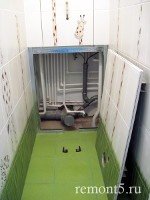 легко съемная панель за унитазом