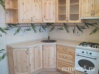 кухня после ремонта и сборки мебели