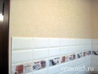 фартук на кухне из плитки