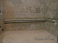 трубы для стиралки за ванной