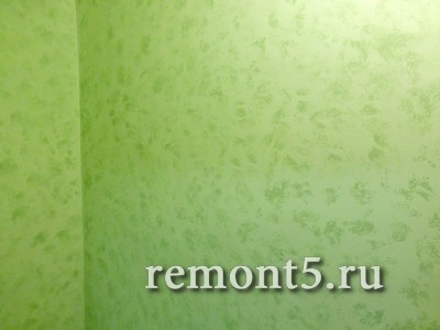 Покраска стен спонжингом